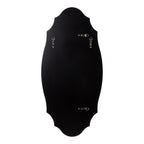 Kate and Laurel Leanna Miroir mural ovale à bords festonnés