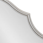 Kate and Laurel Leanna Miroir mural ovale à bords festonnés