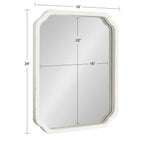 Miroir mural carré en bois Marston de Kate and Laurel