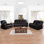 Collection de canapés inclinables manuels en cuir pour salon, meubles inclinables en cuir pour bureau à domicile et salon