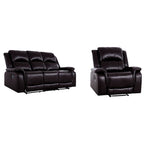 Collection de canapés inclinables manuels en cuir pour salon, meubles inclinables en cuir pour bureau à domicile et salon