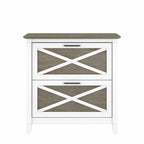 Armoire à dossiers latérale à 2 tiroirs Key West de Bush Furniture