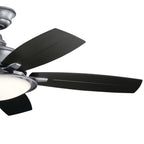 Ventilateur de plafond Kichler Cameron 52 à 5 pales avec LED et télécommande
