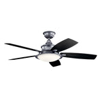 Ventilateur de plafond Kichler Cameron 52 à 5 pales avec LED et télécommande
