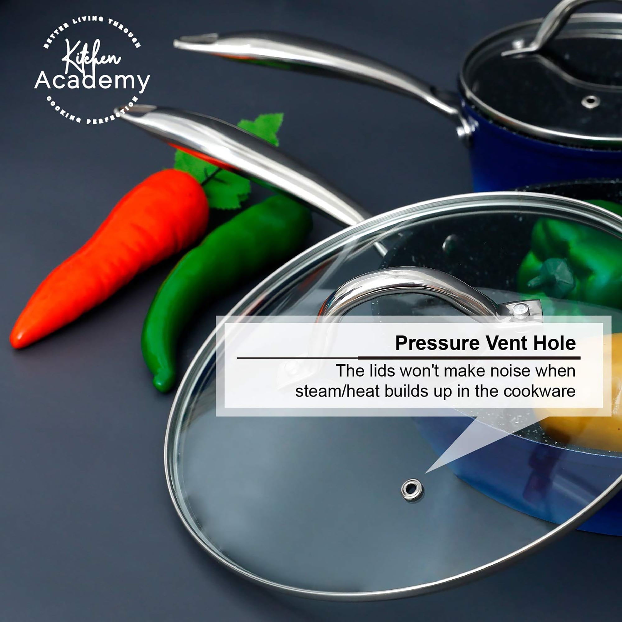 Ensemble de casseroles et poêles en granit pour cuisine, ensemble de casseroles antiadhésives, 12/15/30 pièces