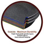 Ensemble de casseroles et poêles en granit pour cuisine, ensemble de casseroles antiadhésives, 12/15/30 pièces