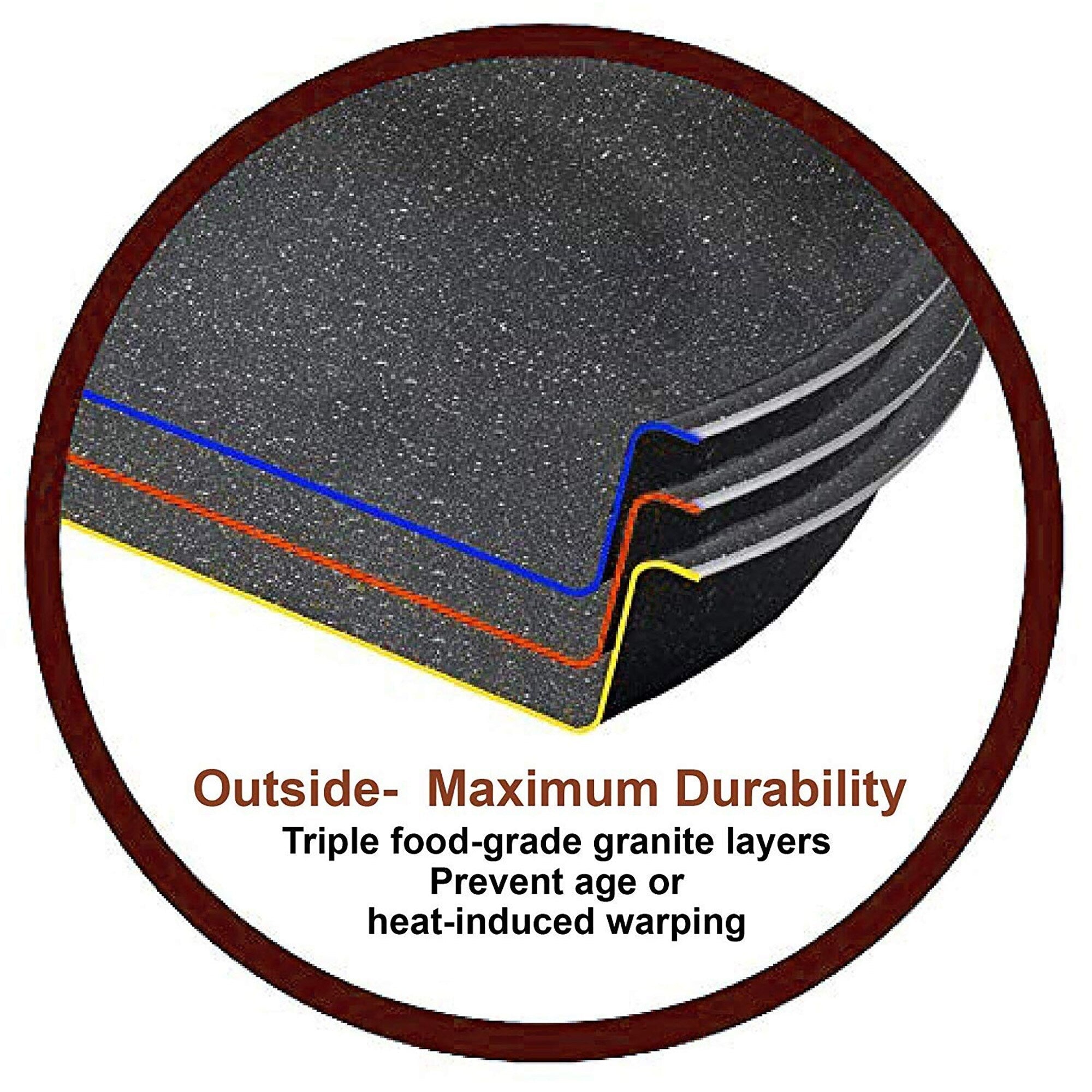 Ensemble de casseroles et poêles en granit pour cuisine, ensemble de casseroles antiadhésives, 12/15/30 pièces