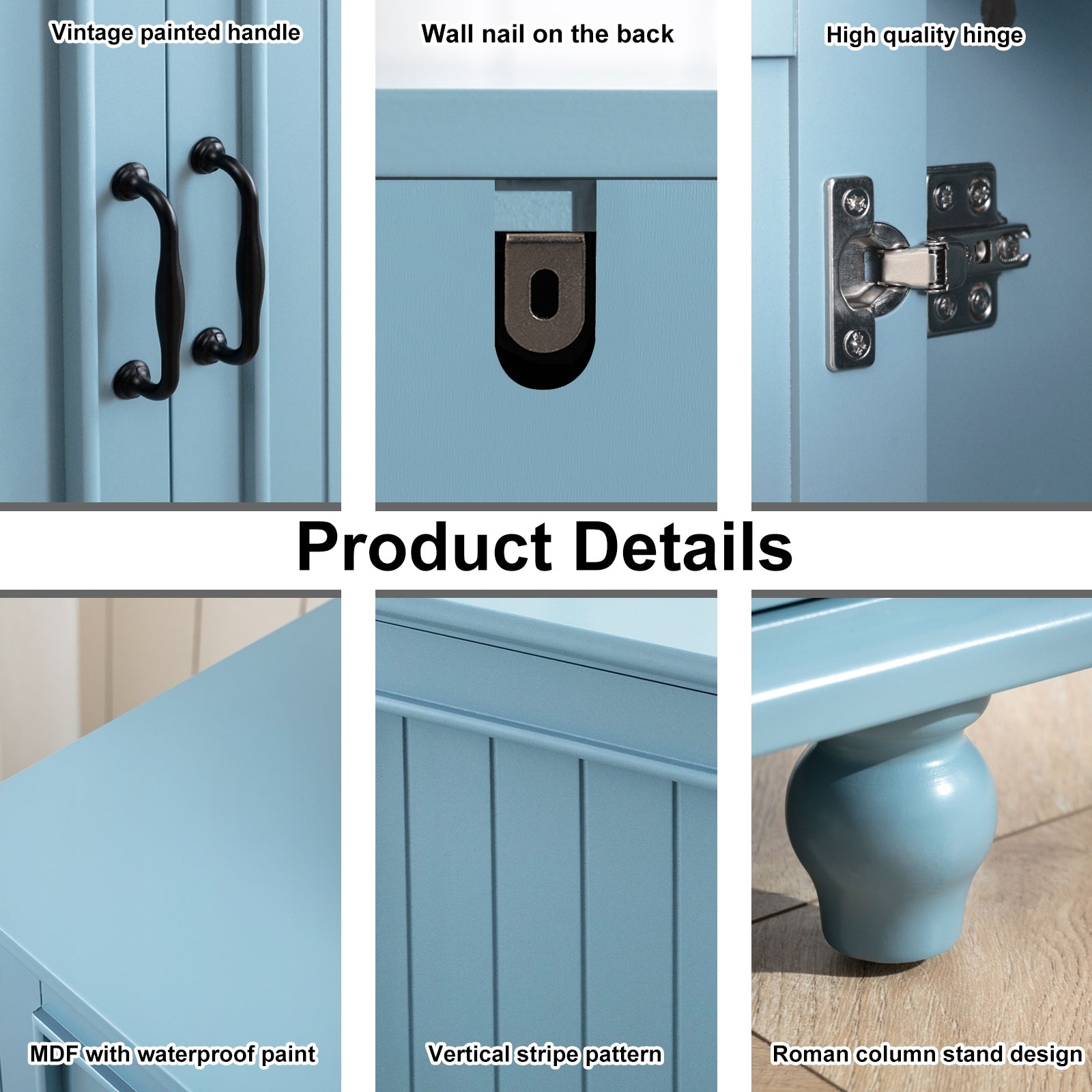 Buffet de cuisine, bar à café, armoire de rangement décorative.