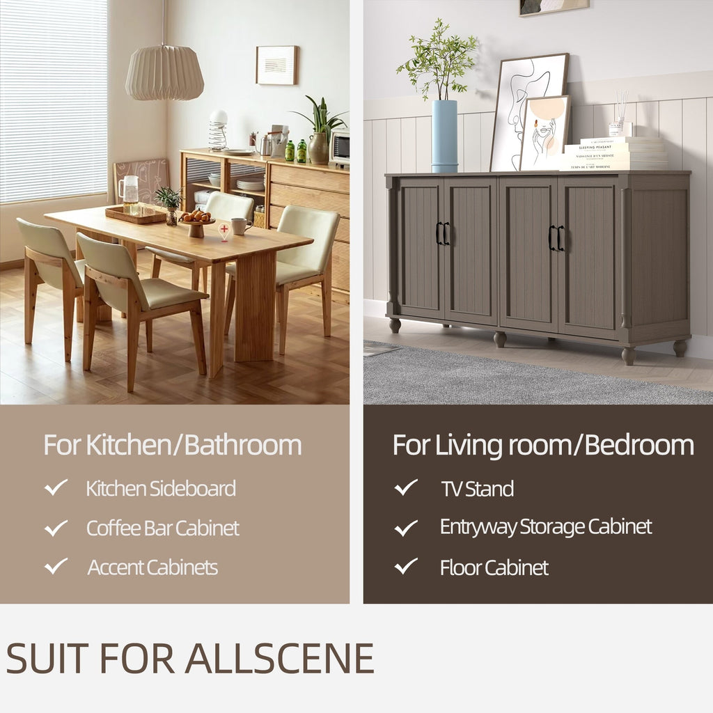 Buffet de cuisine, bar à café, armoire de rangement décorative.