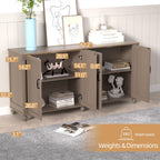 Buffet de cuisine, bar à café, armoire de rangement décorative.