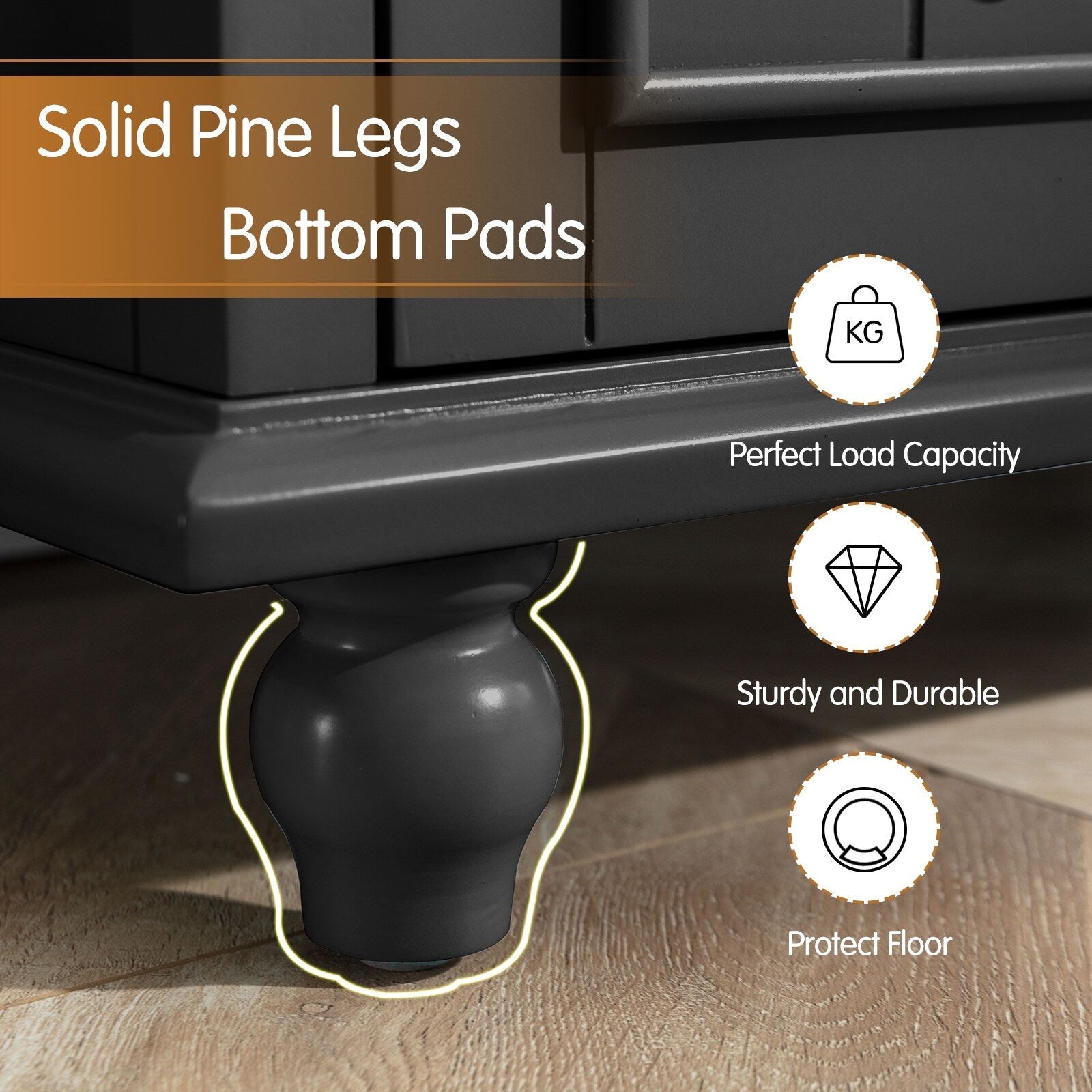 Buffet de cuisine, bar à café, armoire de rangement décorative.