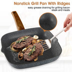 Ensemble de casseroles et poêles en granit pour cuisine, ensemble de casseroles antiadhésives, 12/15/30 pièces