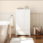 Armoire de rangement pour cuisine, armoire de rangement pour salle de bain à poser avec 2 portes et tiroirs