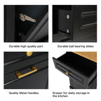 Poubelle de cuisine à bascule, bac à poubelles, rangement, paniers à déchets en bois pour comptoir avec tiroir