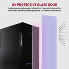 Cave à vin Koolatron 18 bouteilles, double zone, modèle Slim, cave à vin autoportante