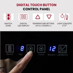 Cave à vin Koolatron 18 bouteilles, double zone, modèle Slim, cave à vin autoportante