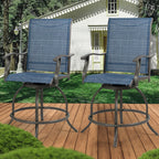 Ensemble de tabourets de bar/chaises pivotants hauts Kozyard Isabella