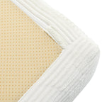 Canapé-lit modulable en forme de L en tissu velours côtelé