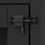 Grande niche pour chien d'angle, meuble pour 2 chiens, cage pour chien en forme de L - 58.7X41.1