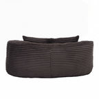 Fauteuil pouf Lazy Sofa, confortable et résistant, avec dossier haut, pour adultes et enfants - 2 places