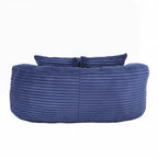 Fauteuil pouf Lazy Sofa, confortable et résistant, avec dossier haut, pour adultes et enfants - 2 places