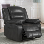Fauteuil releveur en cuir à double moteur, fauteuils inclinables électriques surdimensionnés avec fonction massage et chauffage électrique