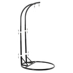 Chaise suspendue en forme d'œuf pour 2 personnes LeisureMod avec support - Hamac balançoire en rotin tressé pour intérieur/extérieur avec coussins