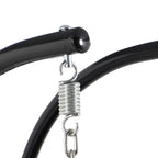 Chaise suspendue en forme d'œuf pour 2 personnes LeisureMod avec support - Hamac balançoire en rotin tressé pour intérieur/extérieur avec coussins