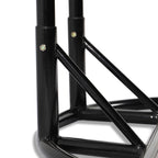 Chaise suspendue en forme d'œuf pour 2 personnes LeisureMod avec support - Hamac balançoire en rotin tressé pour intérieur/extérieur avec coussins