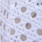 Chaise suspendue en forme d'œuf pour 2 personnes LeisureMod avec support - Hamac balançoire en rotin tressé pour intérieur/extérieur avec coussins