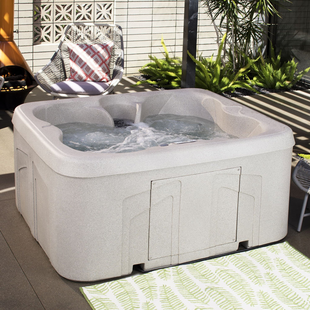 Spa Lifesmart LS100 pour 4 personnes, 13 jets, 110v, prêt à brancher, avec éclairage LED sous-marin.