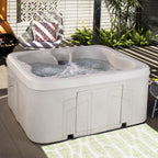 Spa Lifesmart LS100 pour 4 personnes, 13 jets, 110v, prêt à brancher, avec éclairage LED sous-marin.