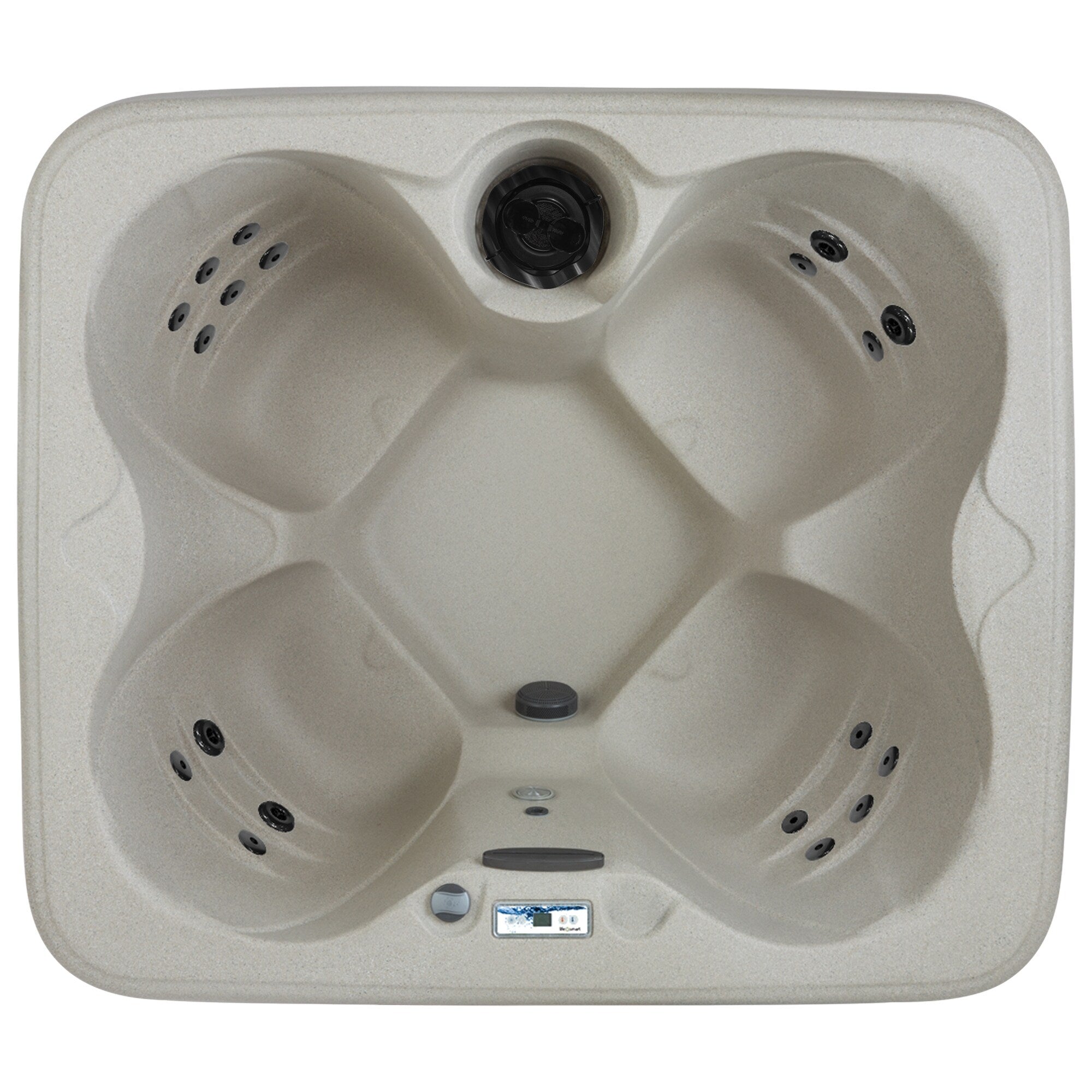 Spa Lifesmart LS100 pour 4 personnes, 13 jets, 110v, prêt à brancher, avec éclairage LED sous-marin.