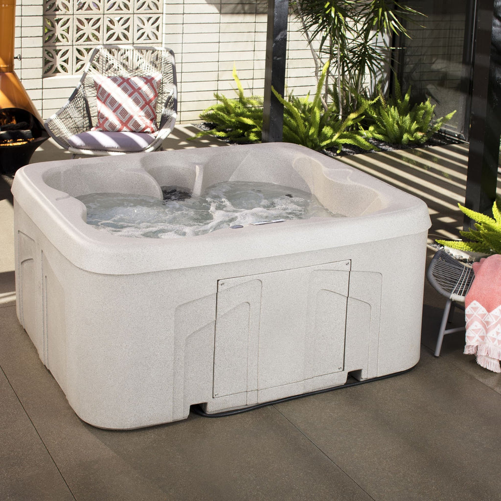 Spa Lifesmart LS100 pour 4 personnes, 13 jets, 110v, prêt à brancher, avec éclairage LED sous-marin.