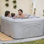 Spa Lifesmart LS100DX 4 places, 20 jets, 110v, prêt à fonctionner, avec cascade.