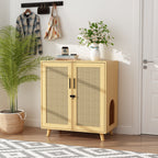 Abri pour bac à litière, meuble pour bac à litière pour chat, table d'appoint, table de canapé