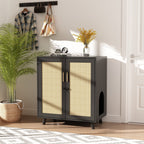 Abri pour bac à litière, meuble pour bac à litière pour chat, table d'appoint, table de canapé