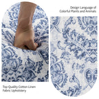 Ensemble de 2 fauteuils inclinables pivotants à bascule de 74 cm de large, à dossier inclinable manuel.