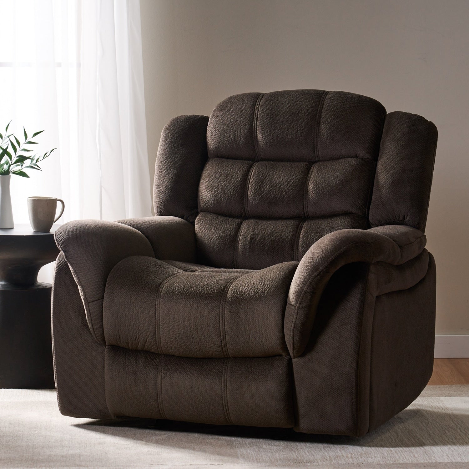 Fauteuil inclinable surdimensionné et luxueux pour une relaxation ultime