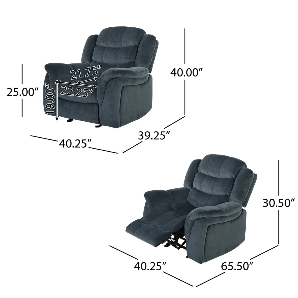Fauteuil inclinable surdimensionné et luxueux pour une relaxation ultime