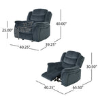Fauteuil inclinable surdimensionné et luxueux pour une relaxation ultime