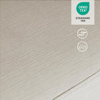 Fauteuil inclinable électrique sans accoudoirs à double moteur MCombo surdimensionné, modèle Zeroarms, idéal pour le salon, tissu PR607