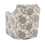 Fauteuil pivotant incurvé rembourré Betty de Madison Park