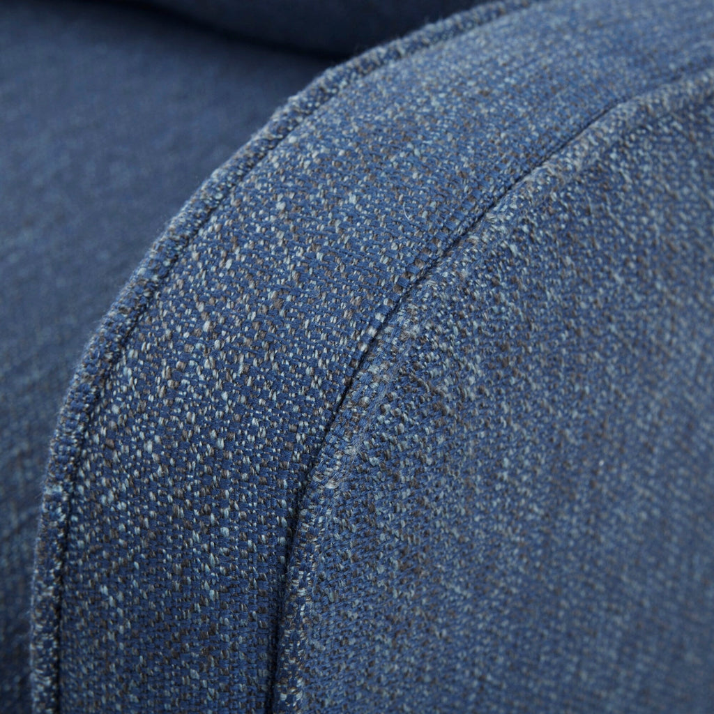 Fauteuil pivotant incurvé rembourré Betty de Madison Park