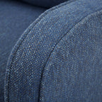 Fauteuil pivotant incurvé rembourré Betty de Madison Park