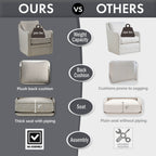 Fauteuil pivotant incurvé rembourré Betty de Madison Park