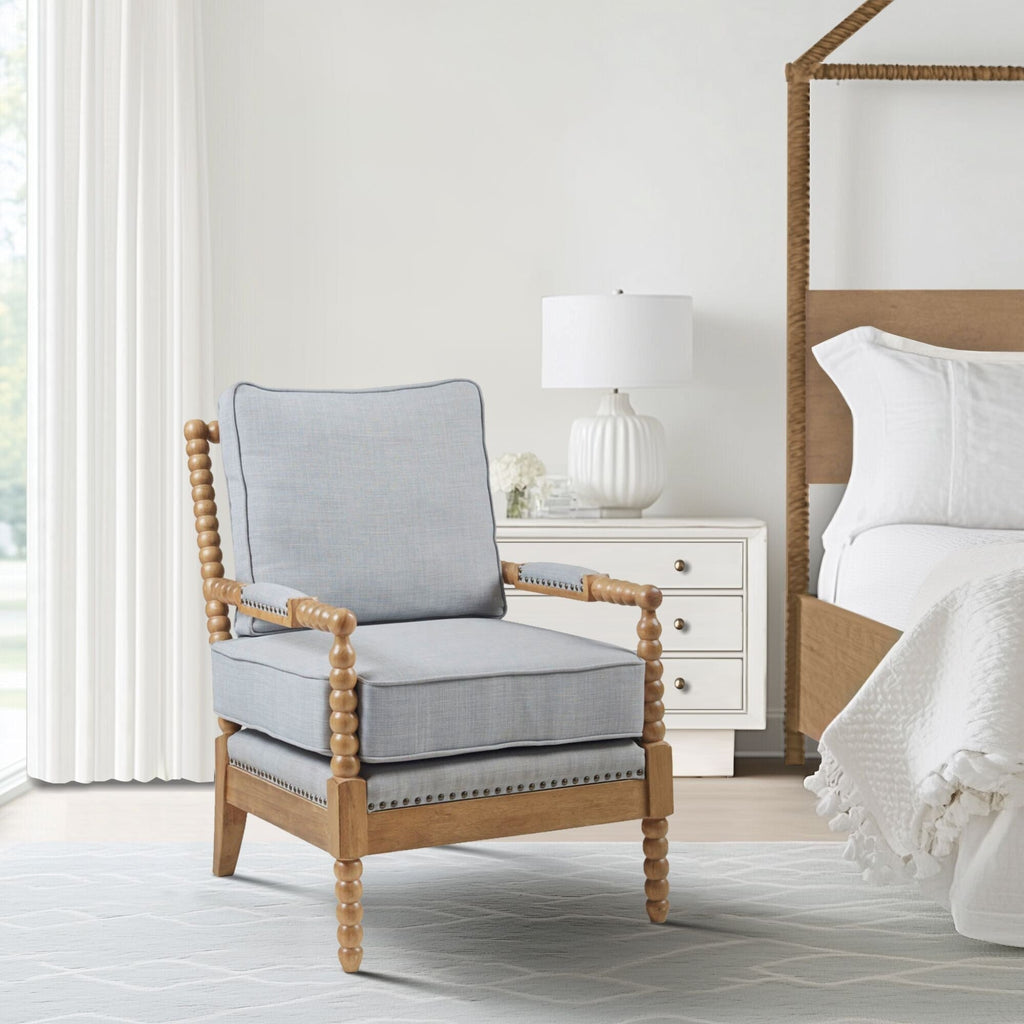 Fauteuil à cadre en bois tourné Donohue de Madison Park