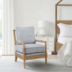 Fauteuil à cadre en bois tourné Donohue de Madison Park