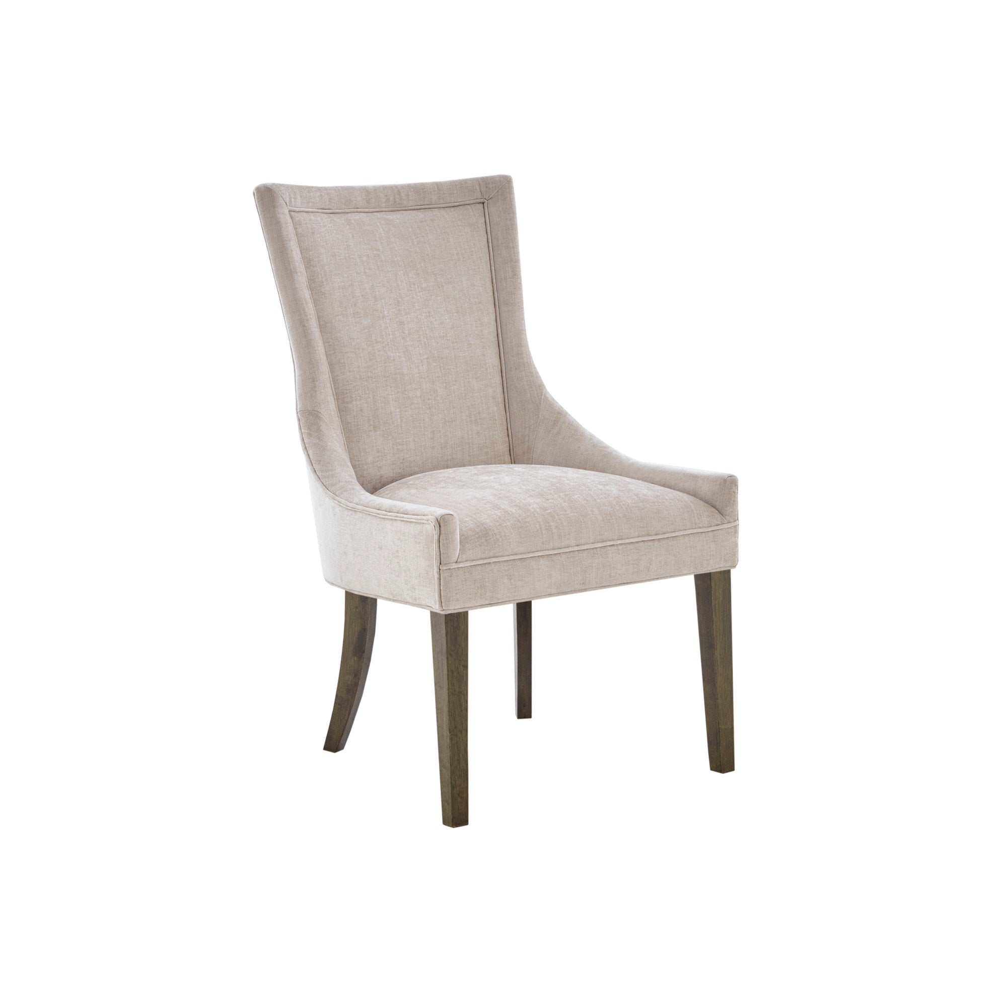 Madison Park Signature Ultra Fauteuils de salle à manger capitonnés avec pieds en bois (lot de 2) - N/A