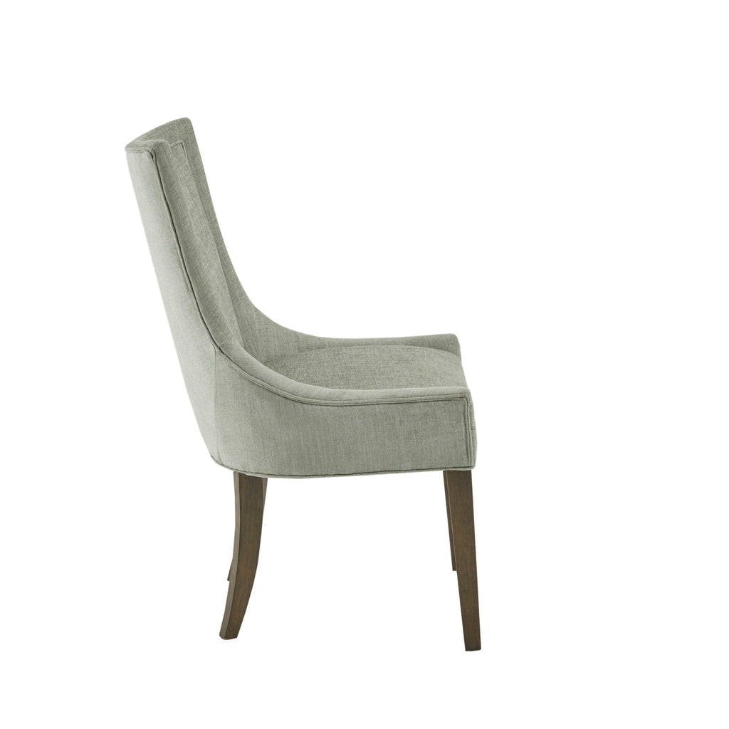 Madison Park Signature Ultra Fauteuils de salle à manger capitonnés avec pieds en bois (lot de 2) - N/A